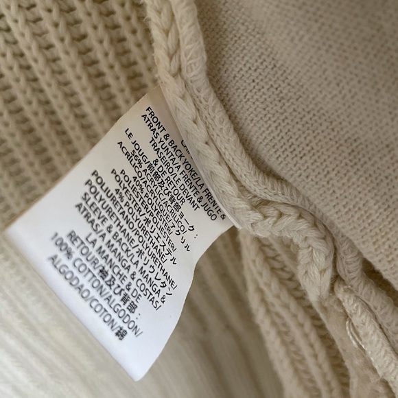 Armani Exchange Beige Sweater/Jacket size S - Picture 5 of 6